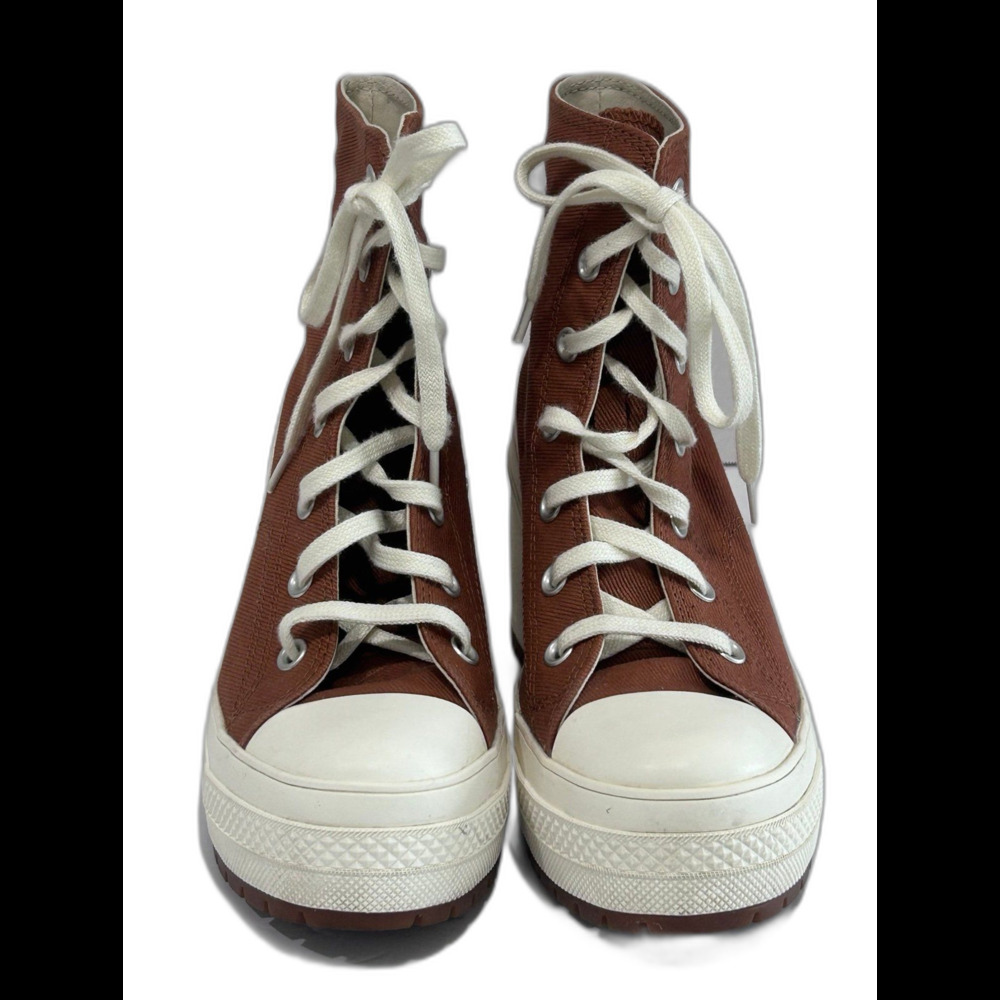 Converse Chuck Taylor De Luxe Heel Sneakers Women’s 8 Color Tawny Owl High